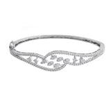 Sparkling Elegance Aurora Twine American Diamond Bracelet