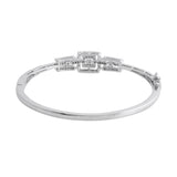 Sparkling Elegance Crystalline Tiara American Diamond Bracelet