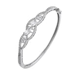 Sparkling Elegance Celestial Petals American Diamond Bracelet