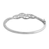 Sparkling Elegance Celestial Petals American Diamond Bracelet