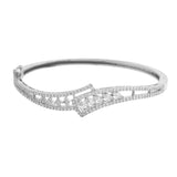 Sparkling Elegance Luminous Knot American Diamond Bracelet