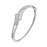 Sparkling Elegance Luminous Knot American Diamond Bracelet