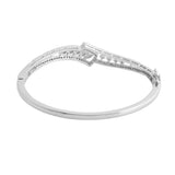 Sparkling Elegance Luminous Knot American Diamond Bracelet