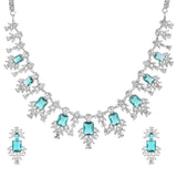 Sparkling Elegance Radiant Regalia American Diamond Necklace Set