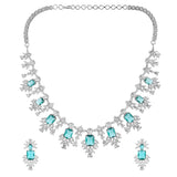 Sparkling Elegance Radiant Regalia American Diamond Necklace Set