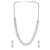 Sparkling Elegance Starry Nights American Diamond Necklace Set