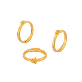 Hawaii Plumeria Stackable Rings