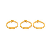 Hawaii Plumeria Stackable Rings