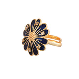 Flower Fantasy Sapphire Blue Daisy Ring