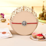 Ram Lalla Silver Oxidised Rakhi For Brother