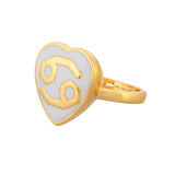 Zodiac Cancer Enamel Ring