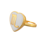 Zodiac Scorpio Enamel Ring