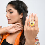 Warli Phool Rahi Sarson Sakal Ban Ring