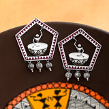 Warli Nagada Nagada Baja Earrings