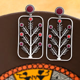 Warli Phool Tumhe Bheja Hai Khat Mein Earrings