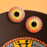 Warli Phool Rahi Sarson Sakal Ban Earrings