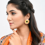 Warli Phool Rahi Sarson Sakal Ban Earrings