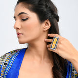 Warli Dhindora Baje Re Statement Ring