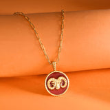 Zodiac Aries And Evil Eye Reversible Pendant