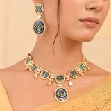 Pashmina Zohreh Statement Necklace Set