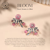 Bloom 925 Sterling Silver Mio Ear Jacket Earrings