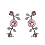 Bloom 925 Sterling Silver Misaki Ear Cuf Earrings