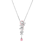 Bloom 925 Sterling Silver Sakura Necklace