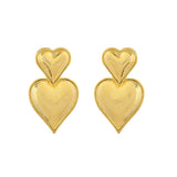 Trendy Heart Pops Drop Earrings