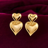 Trendy Heart Pops Drop Earrings