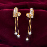 Trendy Pearly Kisses Drop Earrings