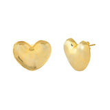 Trendy Cutesy Hearts Stud Earrings