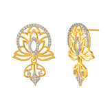 Alpana Divine Lotus Drop Earrings