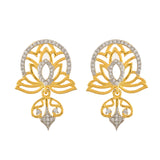 Alpana Divine Lotus Drop Earrings