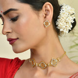 Alpana Opulent Jaali Chokar Necklace Set