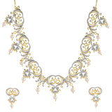 Alpana Saaz Pearl Drops Necklace Set