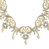 Alpana Saaz Pearl Drops Necklace Set