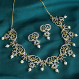 Alpana Saaz Pearl Drops Necklace Set