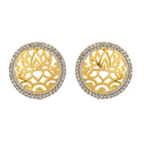 Alpana Floral Filigree Studs