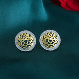 Alpana Floral Filigree Studs