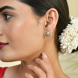 Alpana Floral Filigree Studs