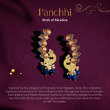 Panchhi Mayuri Statement Earrings