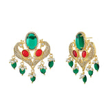 Panchhi Mayurika Statement Stud Earrings