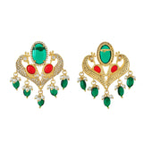 Panchhi Mayurika Statement Stud Earrings