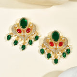 Panchhi Mayurika Statement Stud Earrings