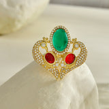 Panchhi Mayurika Statement Ring