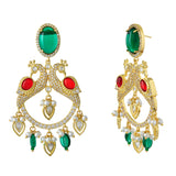 Panchhi Mayurika Chandbali Earrings