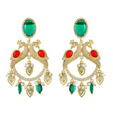 Panchhi Mayurika Chandbali Earrings