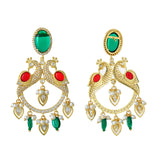 Panchhi Mayurika Chandbali Earrings