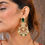 Panchhi Mayurika Chandbali Earrings