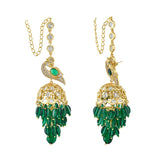 Panchhi Maurika Statement Jhumka Earrings